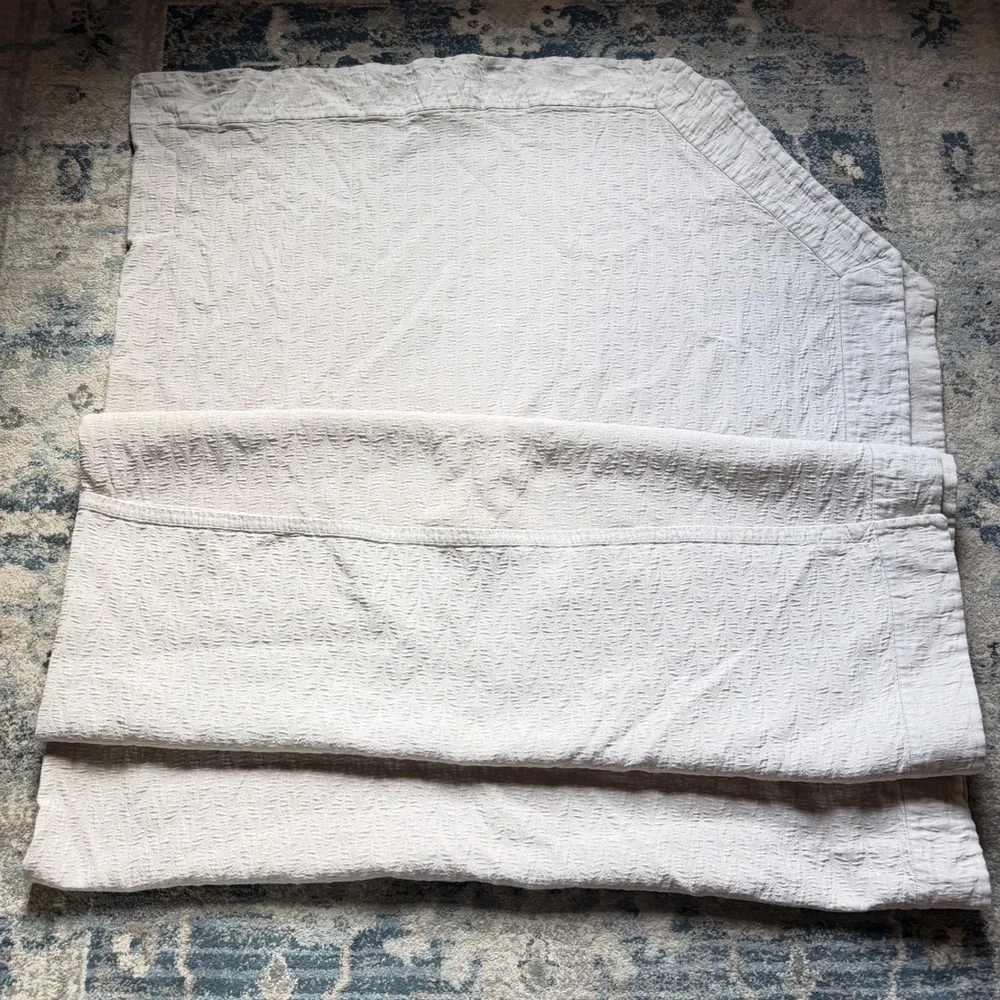 Frette Italy Luxury 100% Cotton White Matelassé‎ Coverlet – Queen